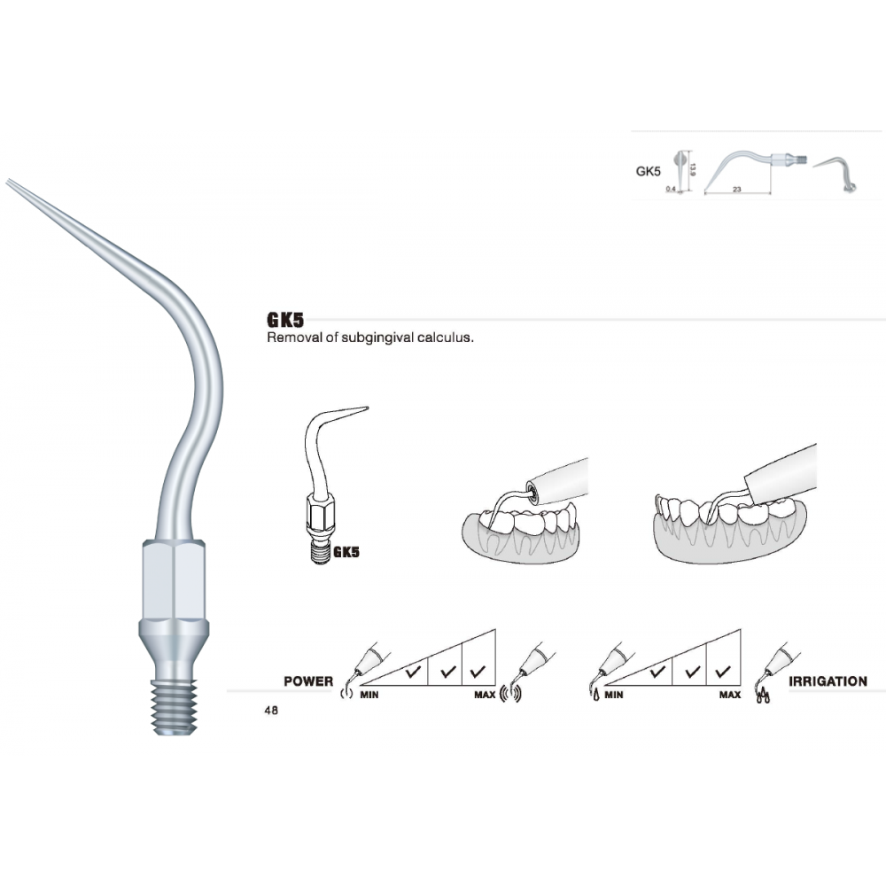 GK5 Kavo Sonicflex Compatible Scaler Tip