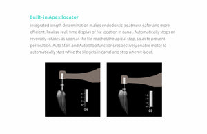 Woodpecker / DTE Cordless Endodontic Motor Handpiece with Built in Apex Locator MotoPex
