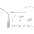 P2LD & PD2LD Diamond coated Perio Tip - Woodpecker / EMS / DTE / Satelec / NSK compatible